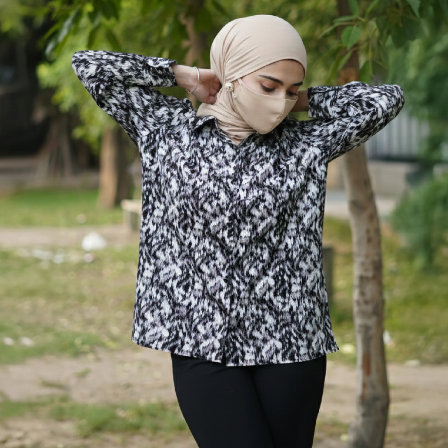 Desrt-Rose-Shirt-Black