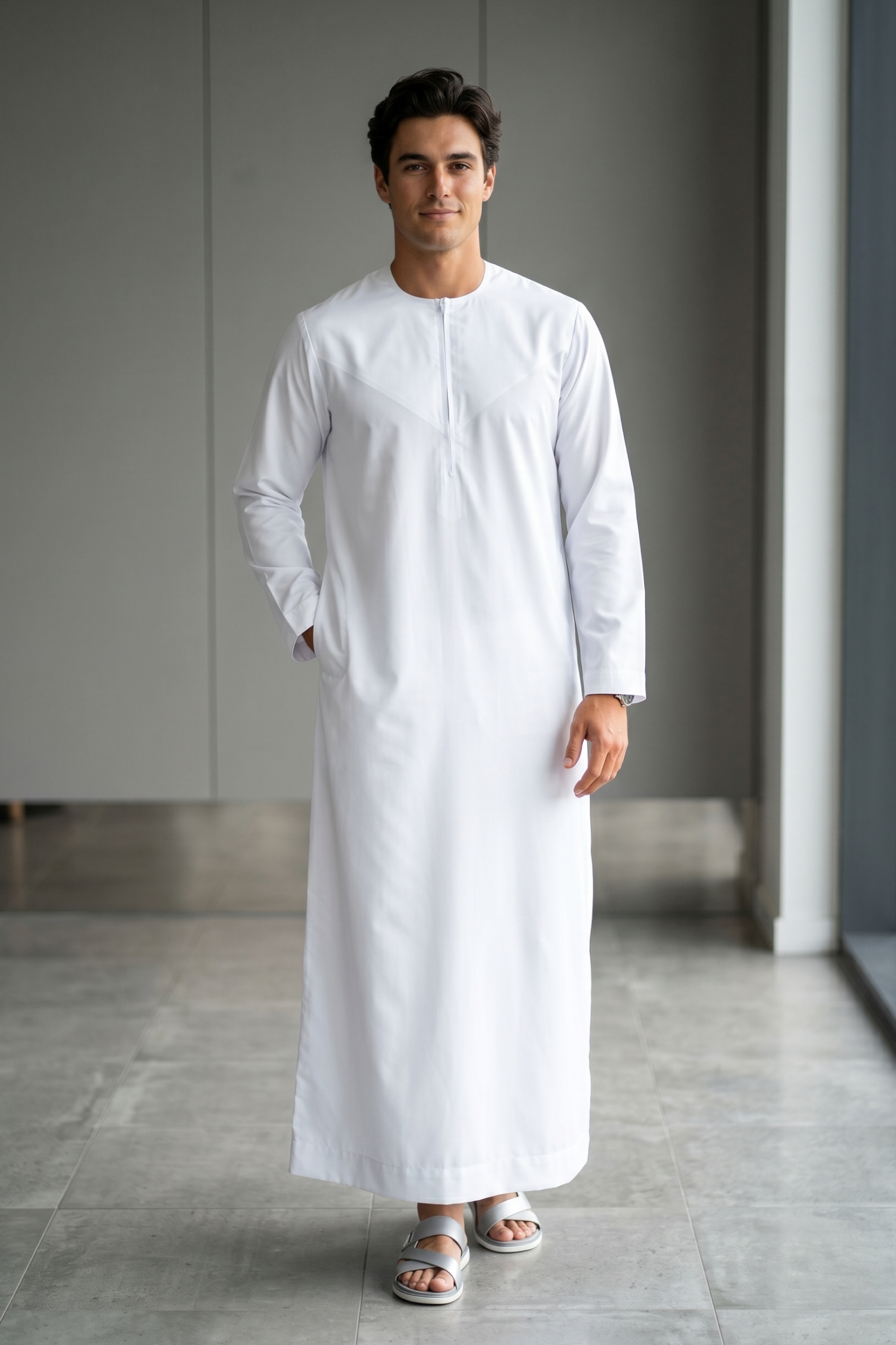 Emirati-Thobe-White