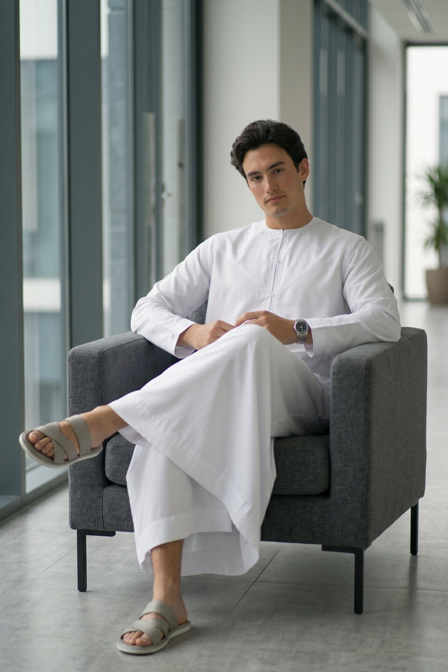 Emirati Thobe - White