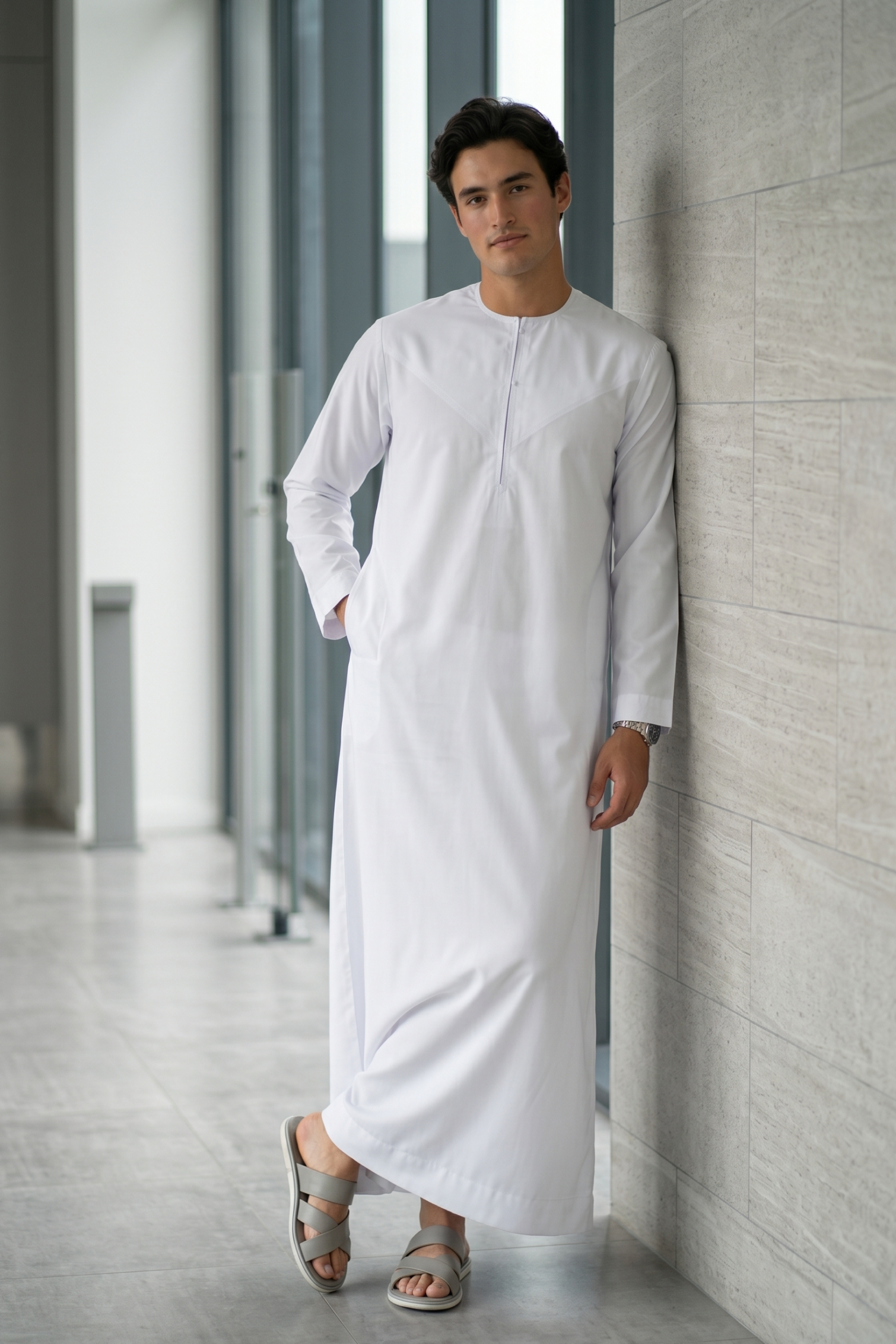 Emirati Thobe - White