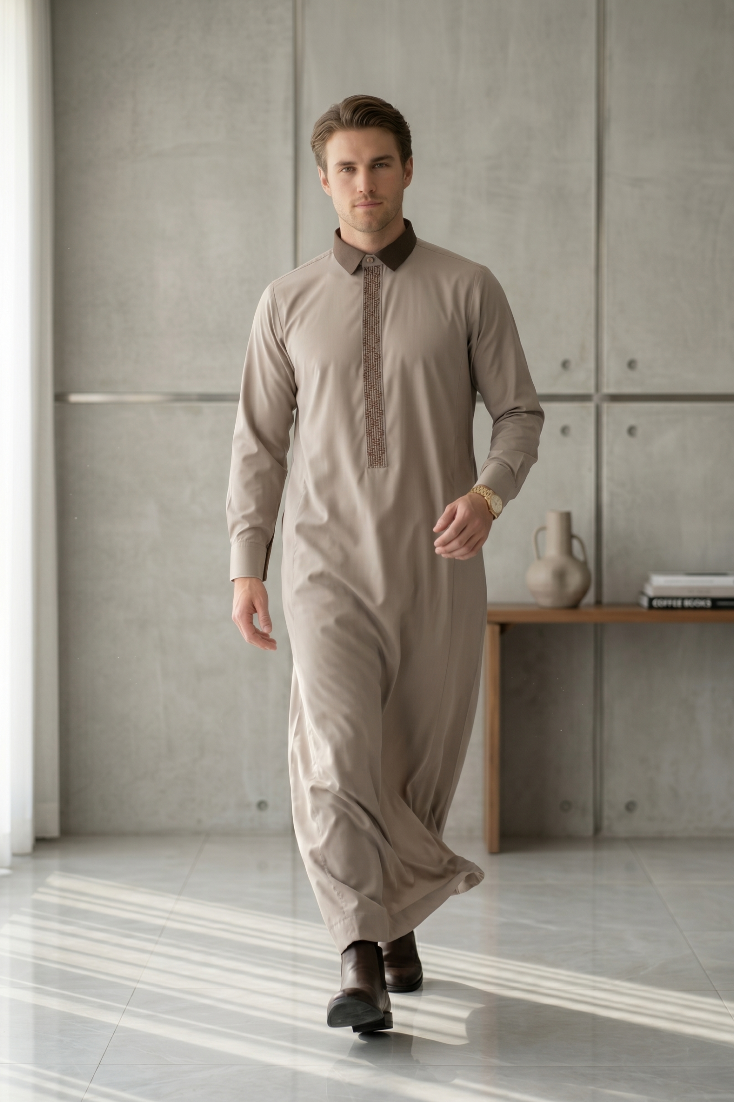 Collar-Thobe-Grey