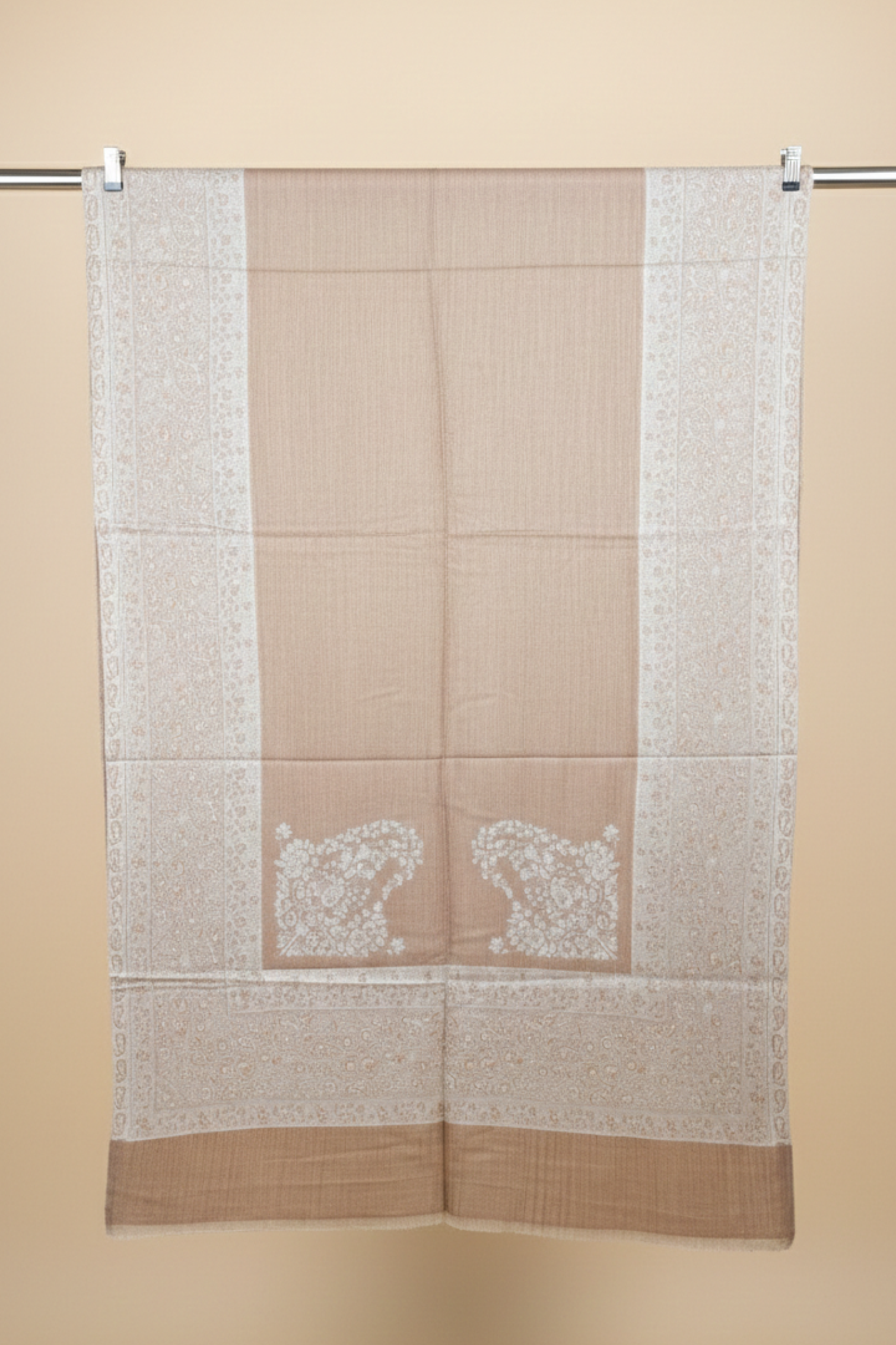 Cream-New-Kani-Stole-For-Woman