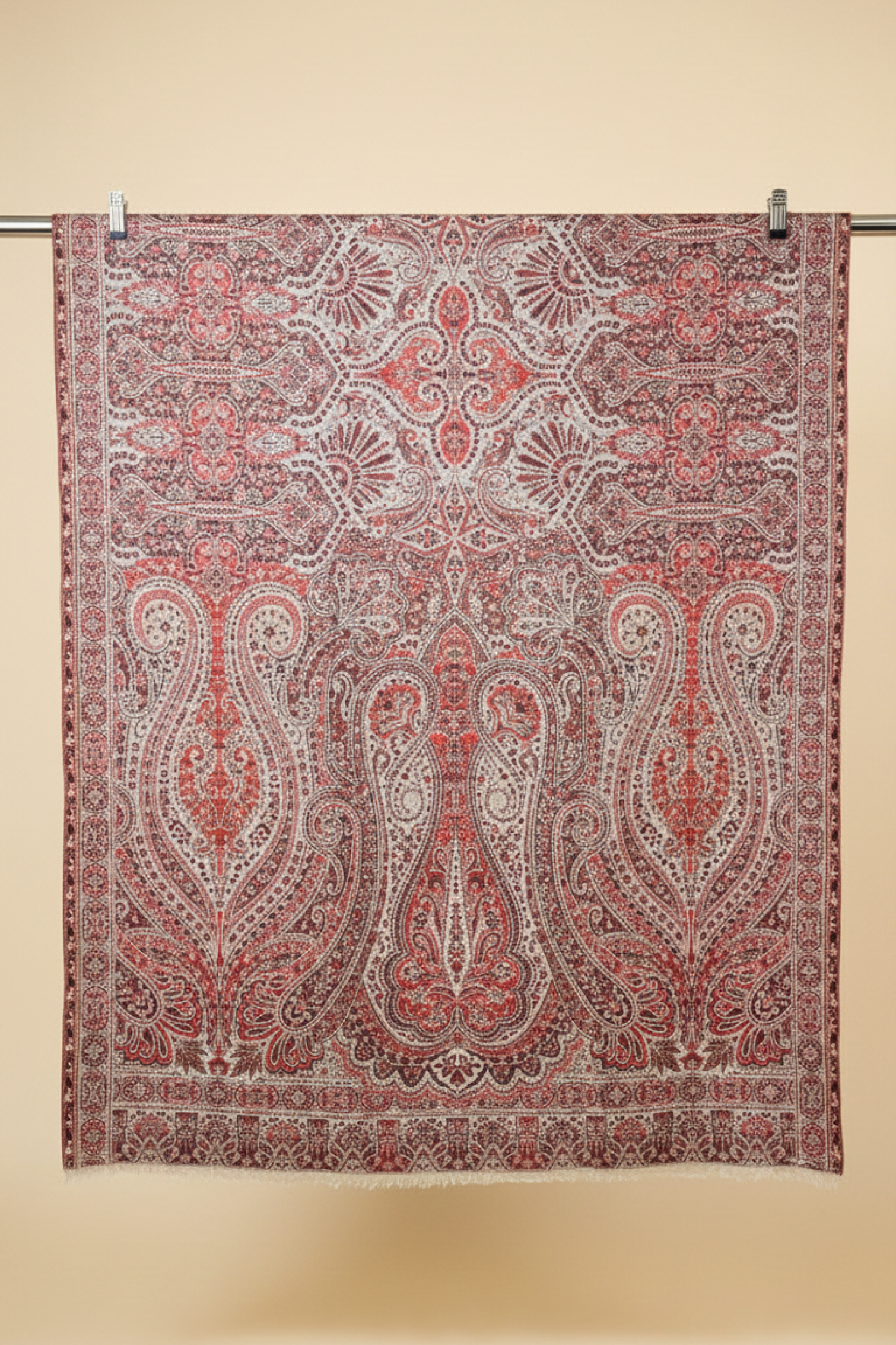 D/S-Jamawar-Kani-Shawl-Red-For-Women