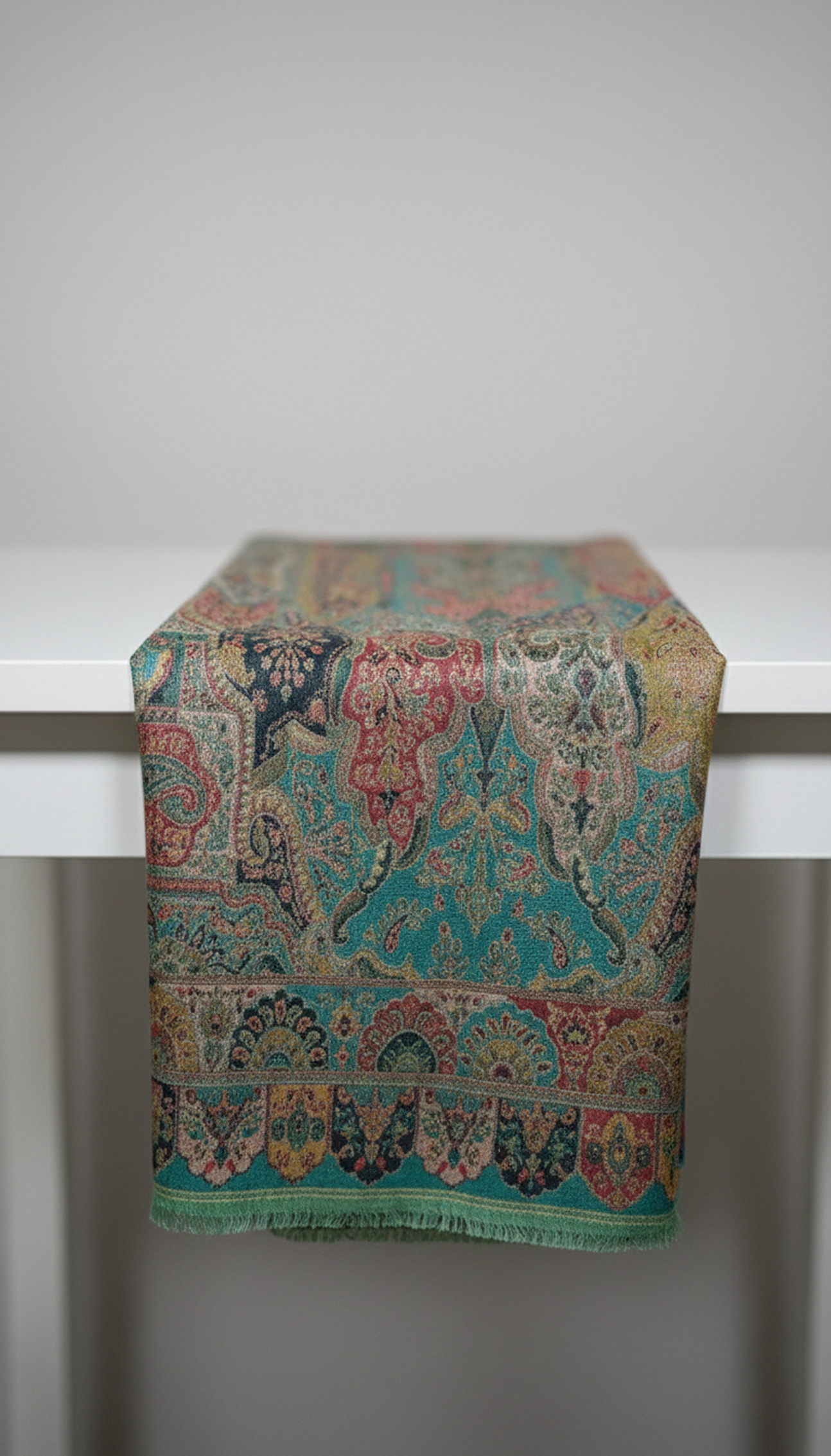 D/S-Jamawar-Kani-Stole-Green