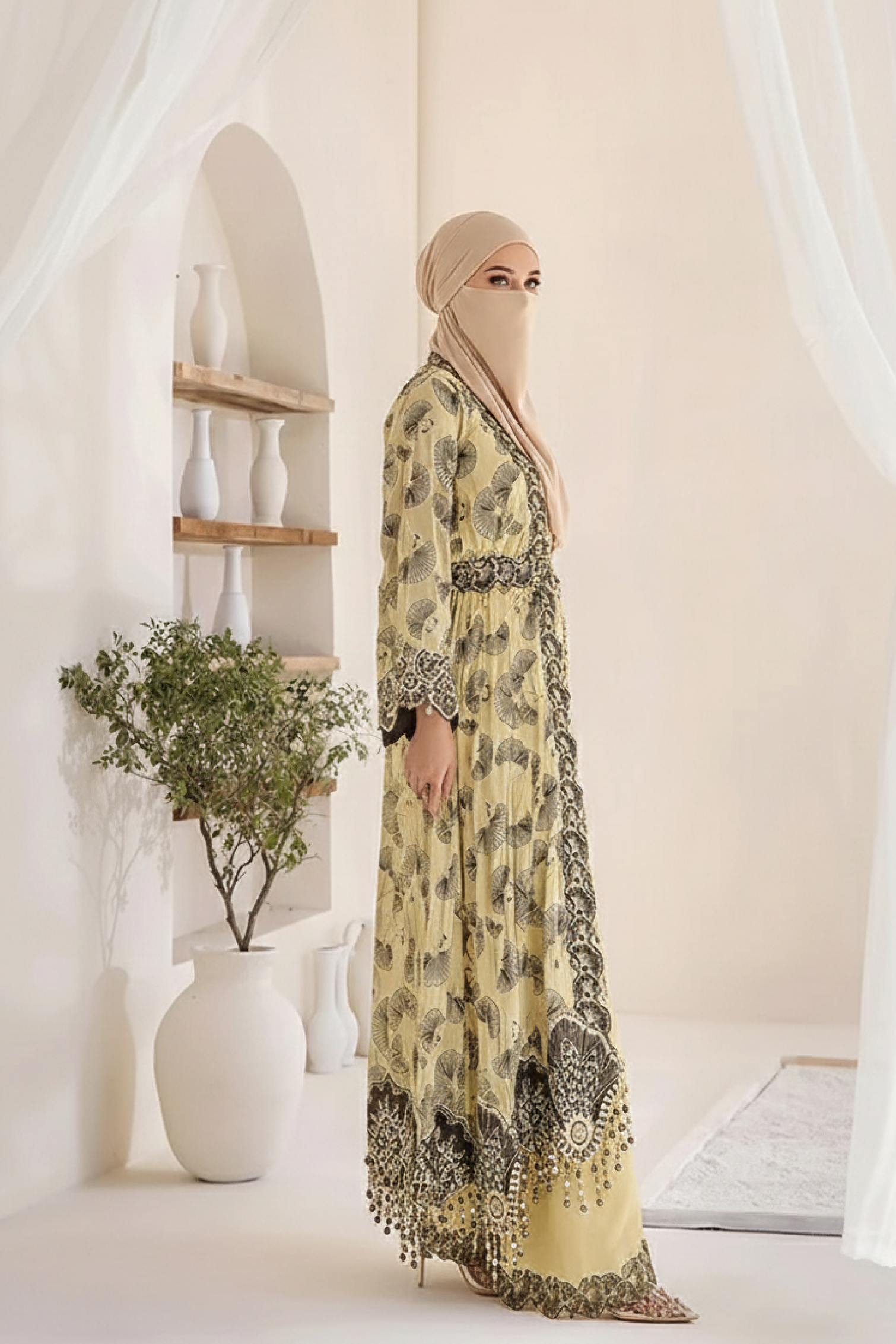 MUZHIRAH - 3 (-PCS EMBROIDER - HAND EMBELLISHED SUIT)