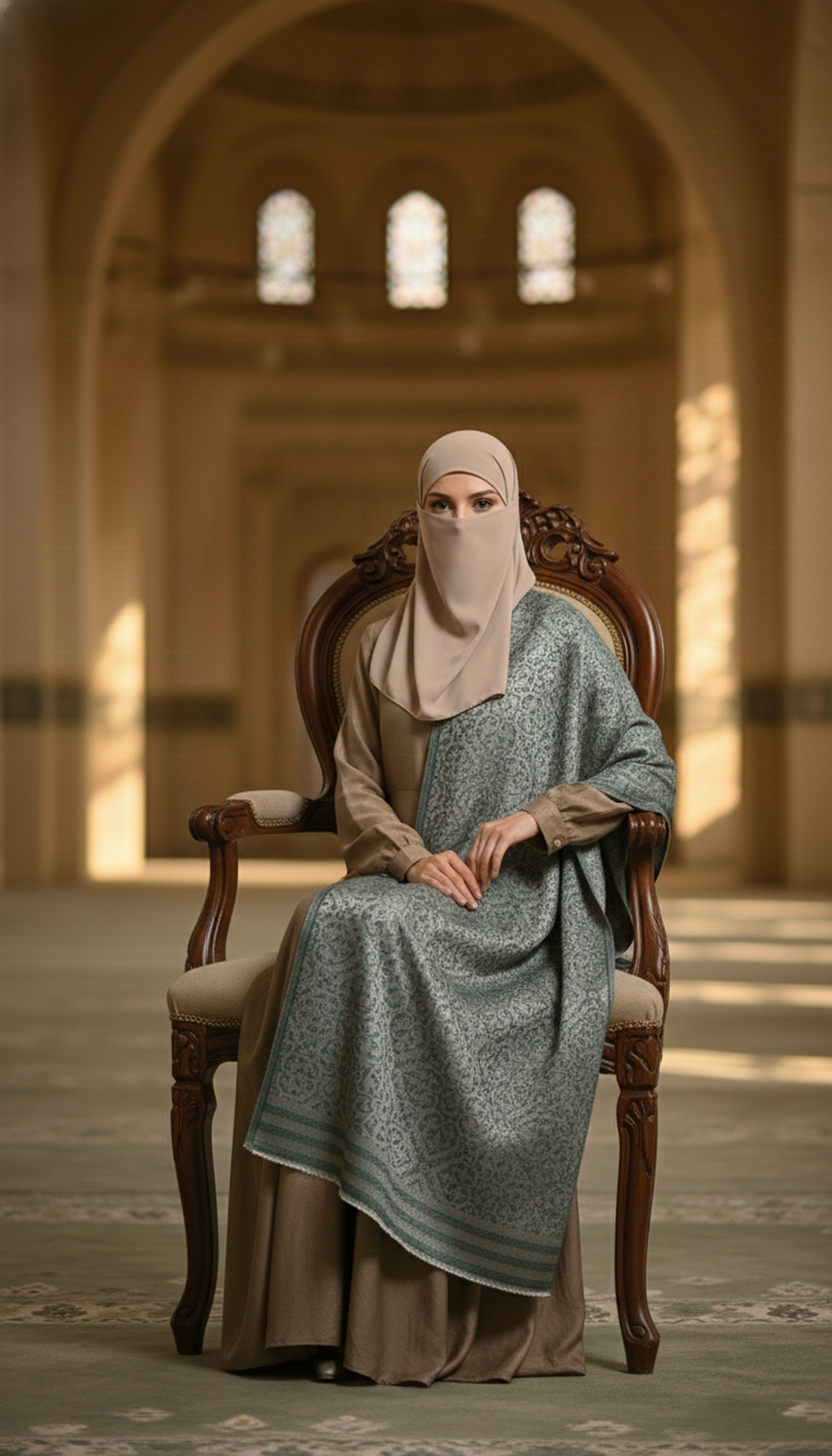 Grey-M.L-Silk-Stole