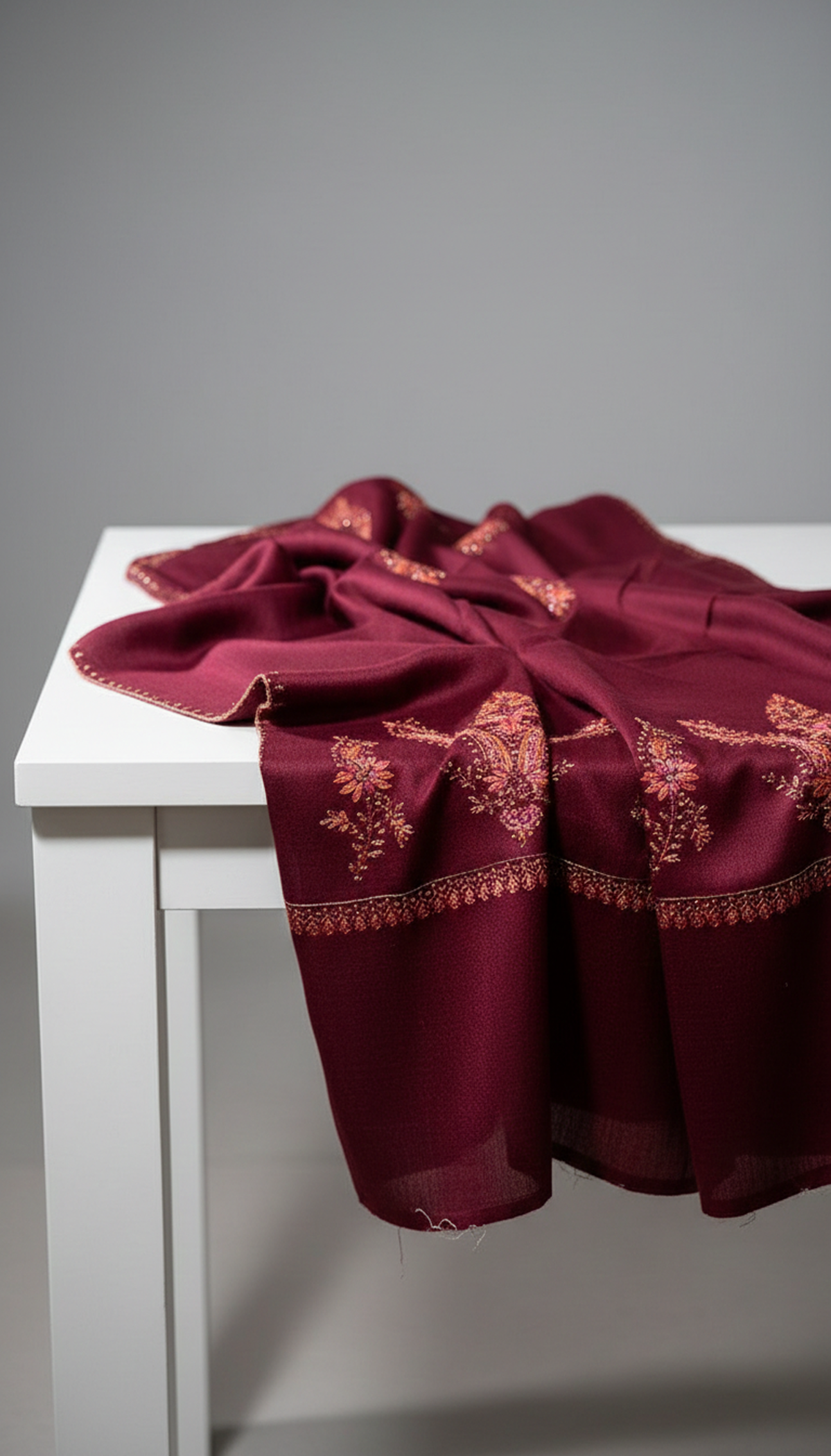 M.P-Sooti-Palla-Stole-Red
