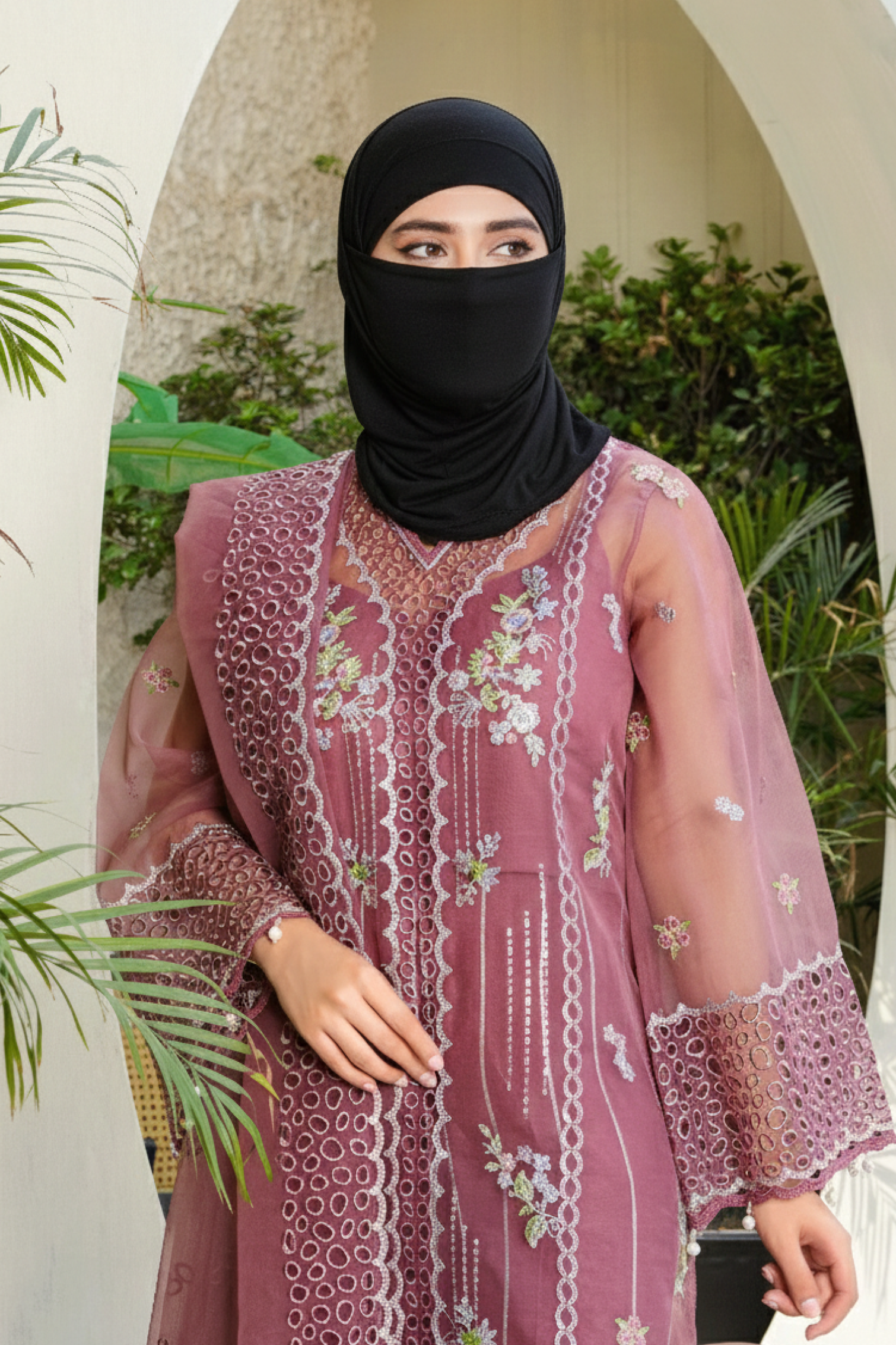 MAYA- 3 PCS - Embroidered