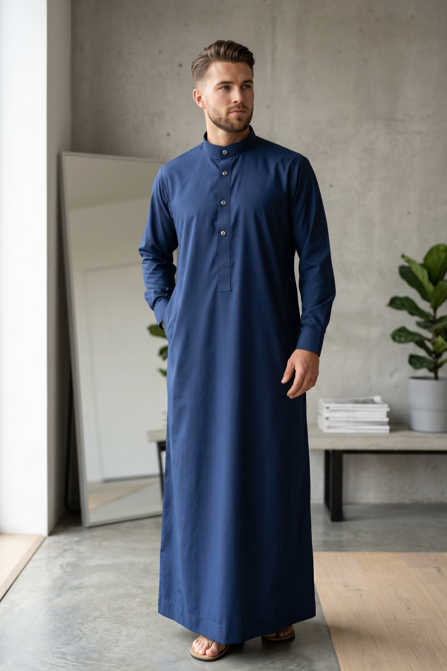 Plain-Thobe-Dusky-Blue