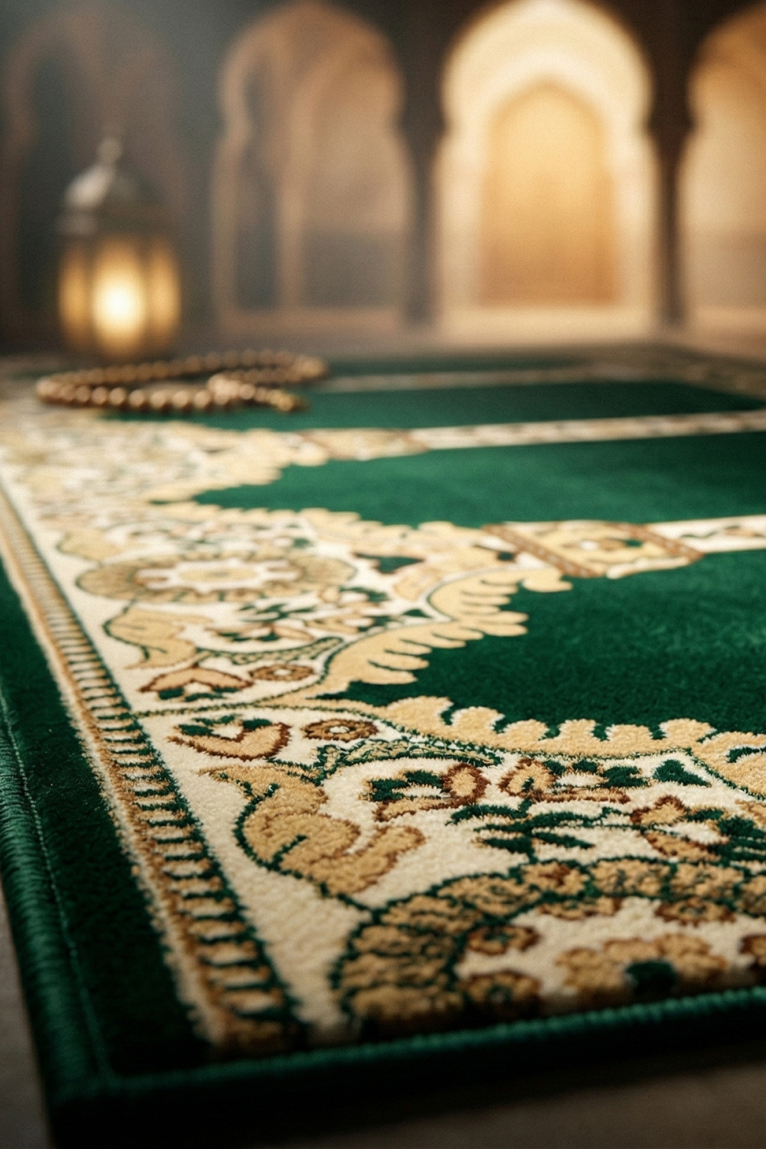 Prayer-Mats-Tartan-Green