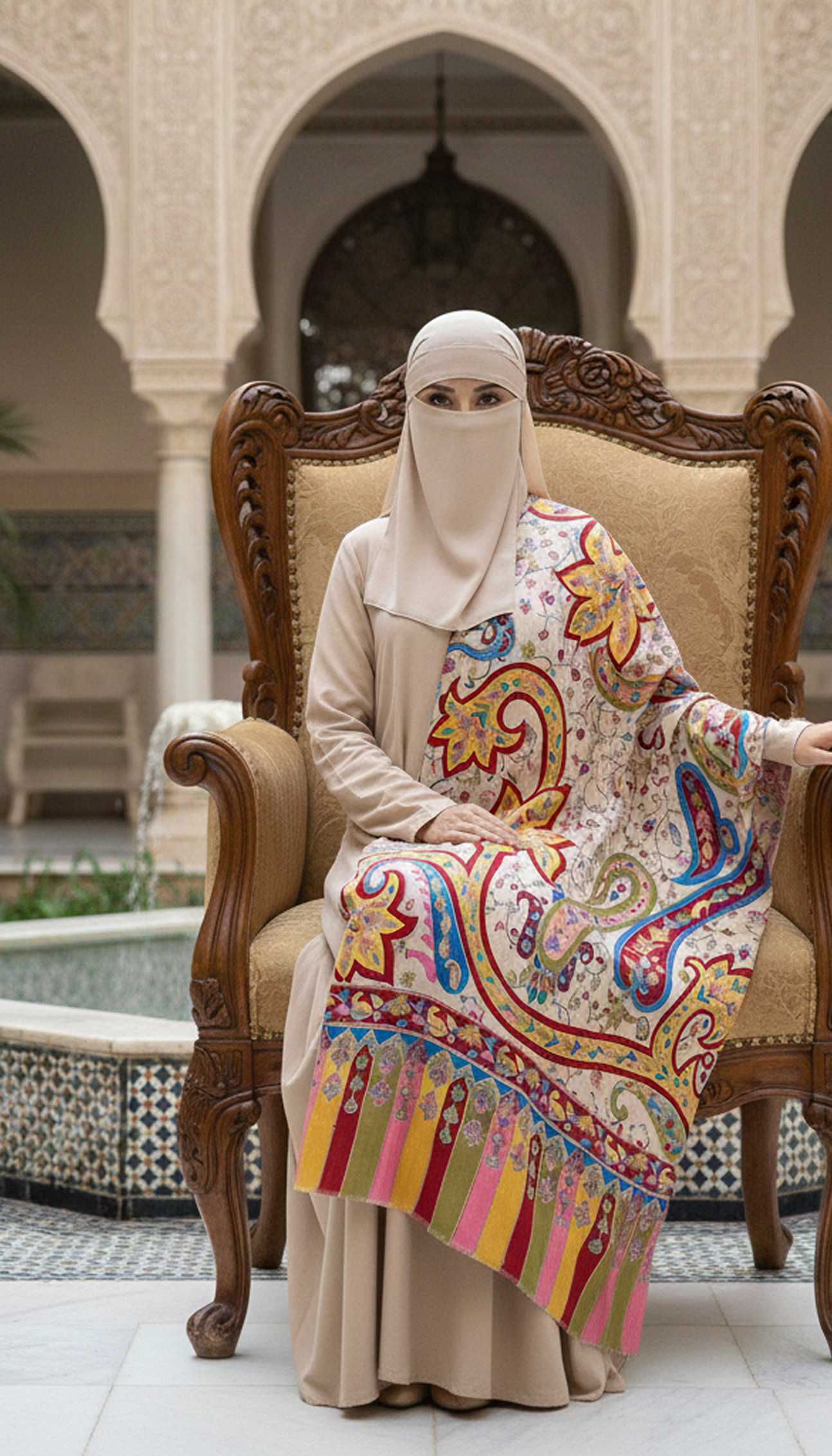 Print-Qalamkar-Cream-Sooti-For-Woman