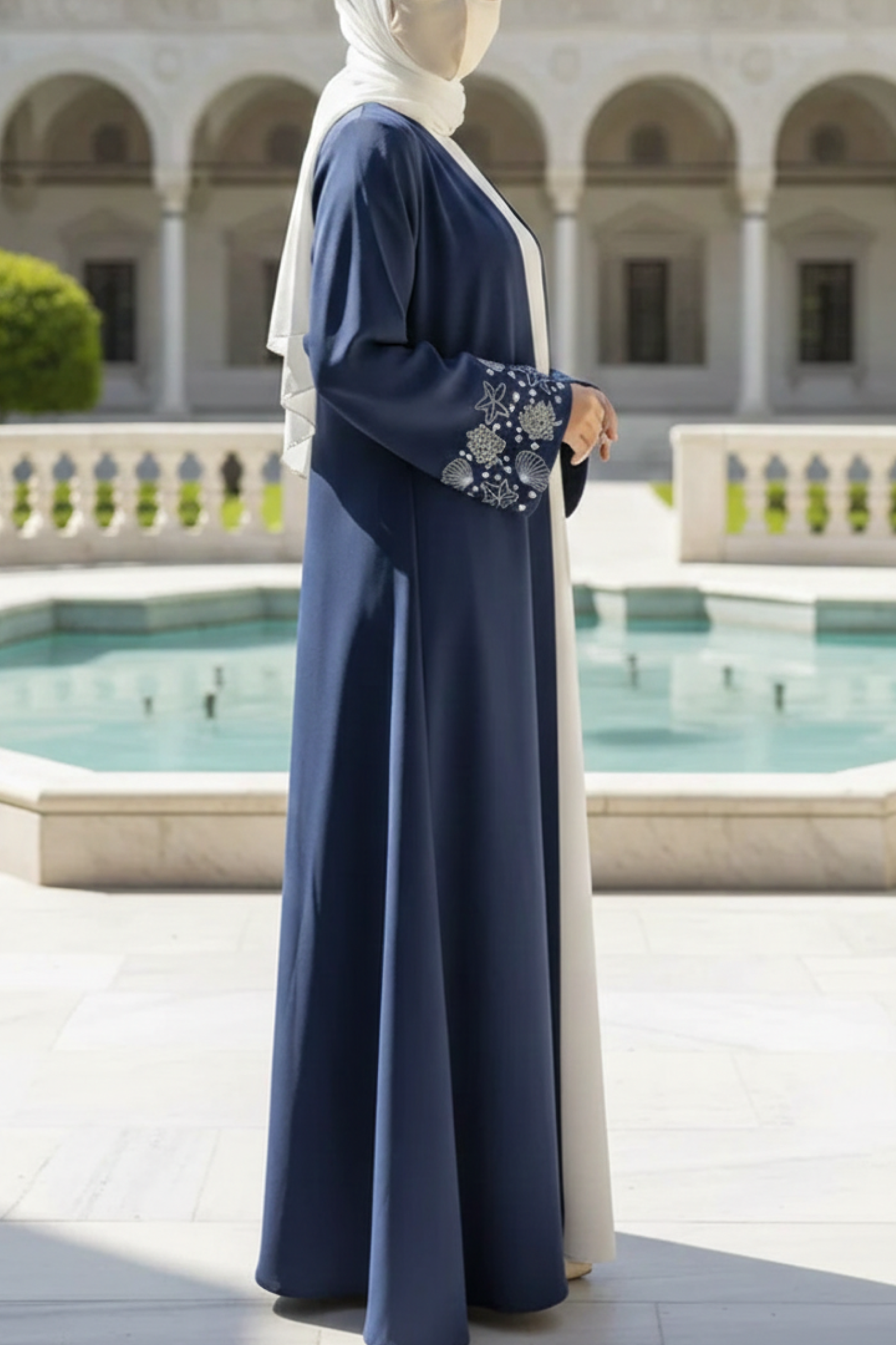 Serena-Blue-Abaya-For-Woman