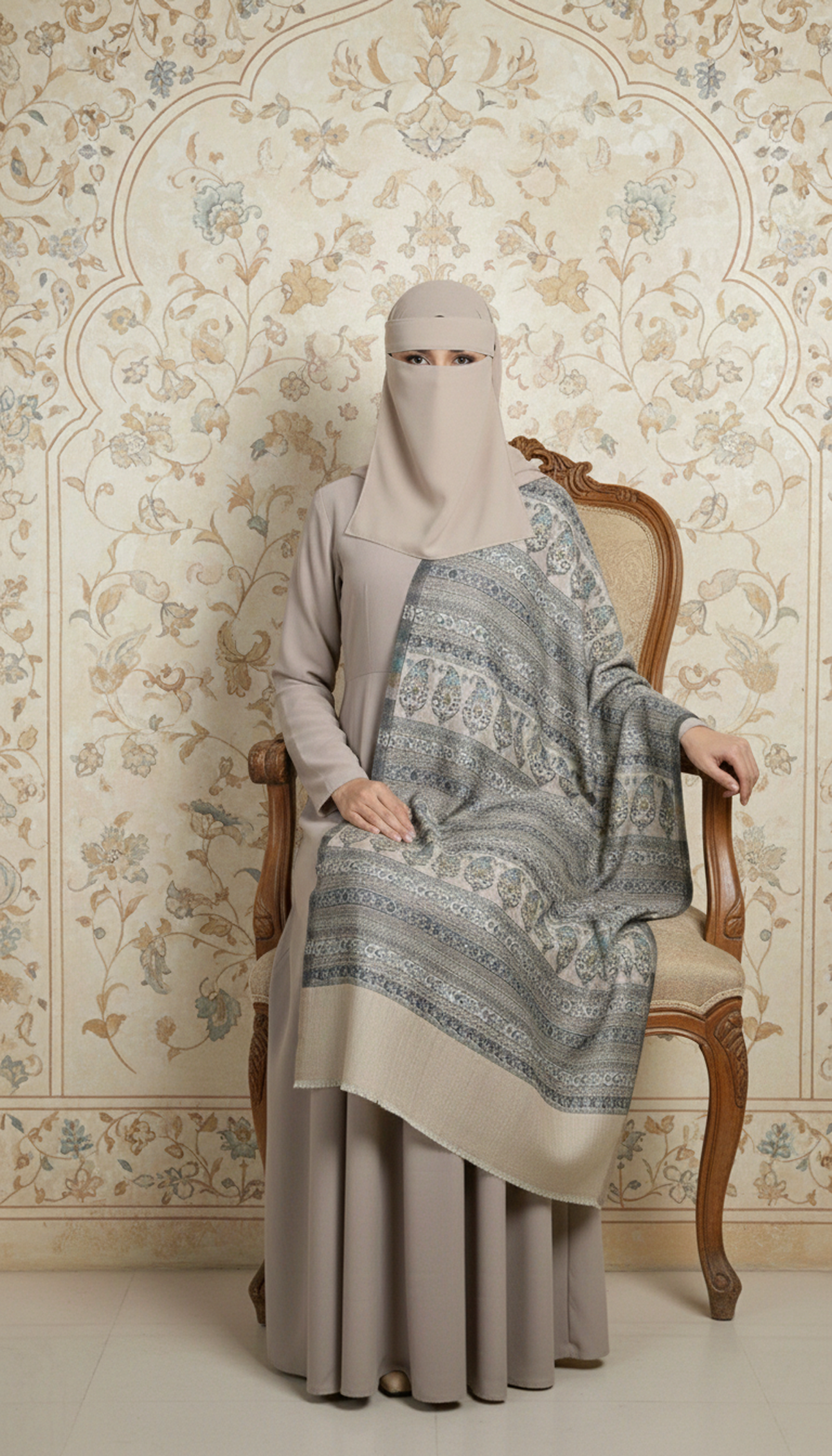 Stripe Kani Shawl