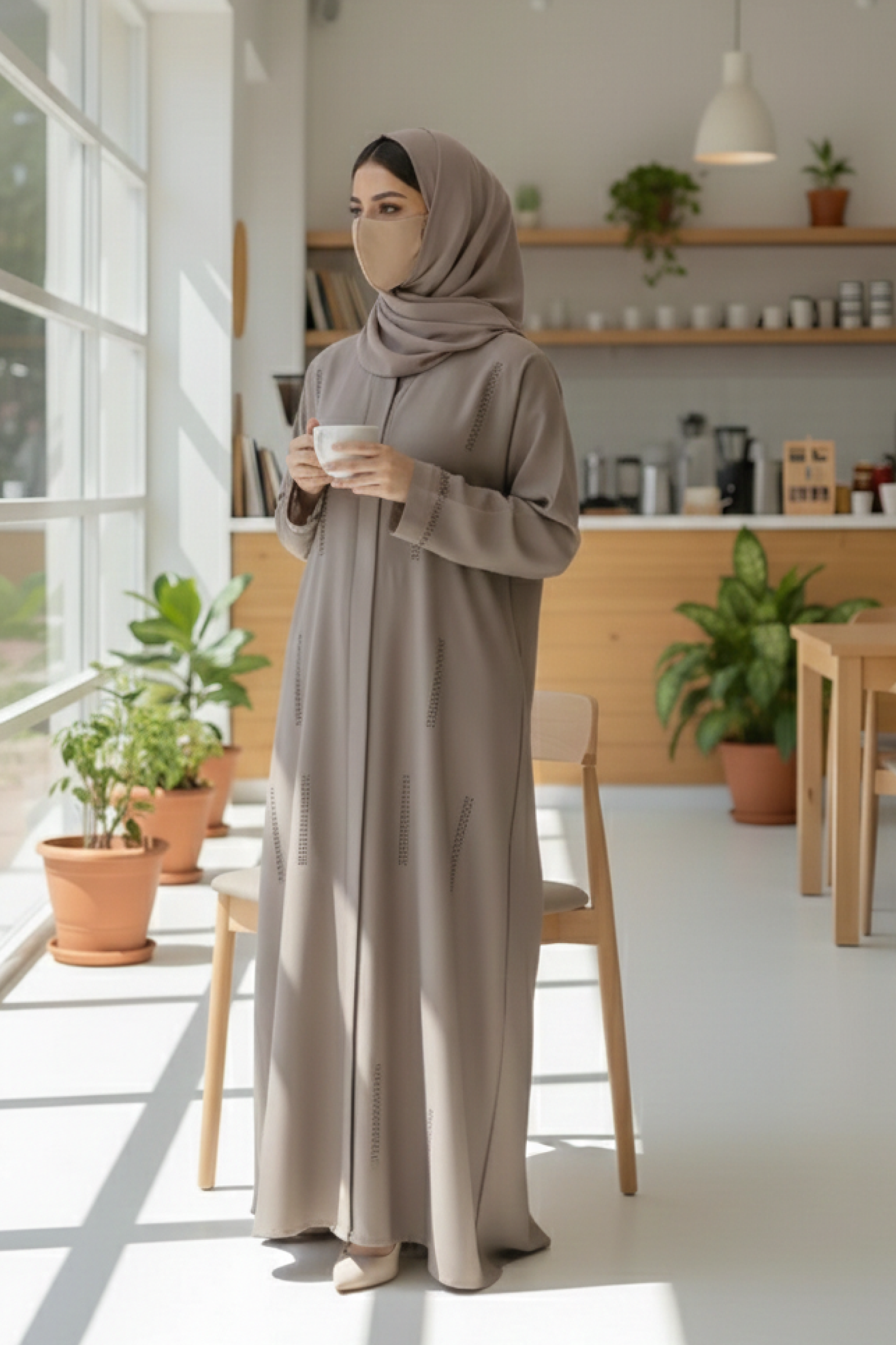 Stylish-Beige-Nova-Abaya