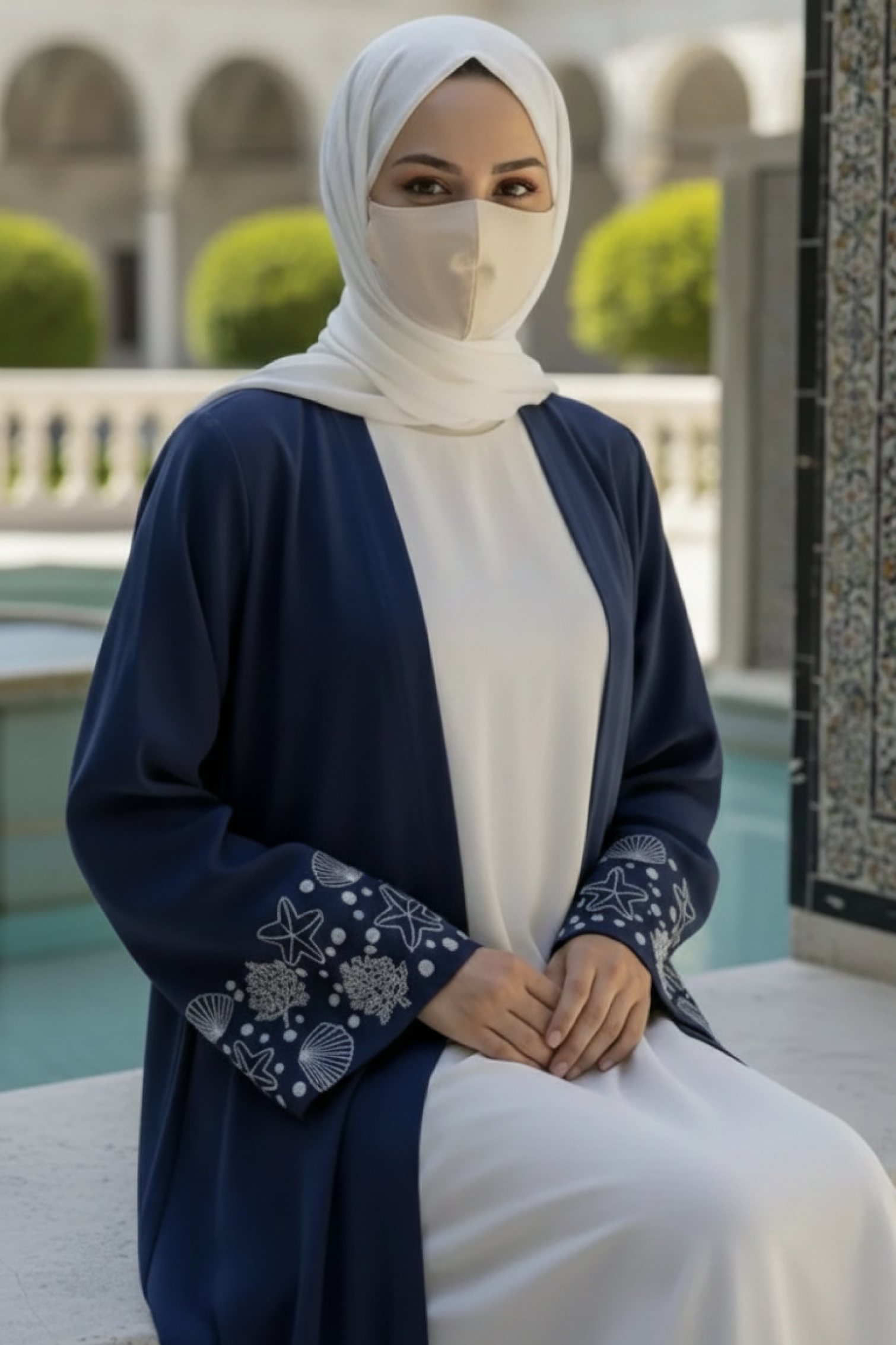 Stylish-Serena-Blue-Abaya-For-Woman