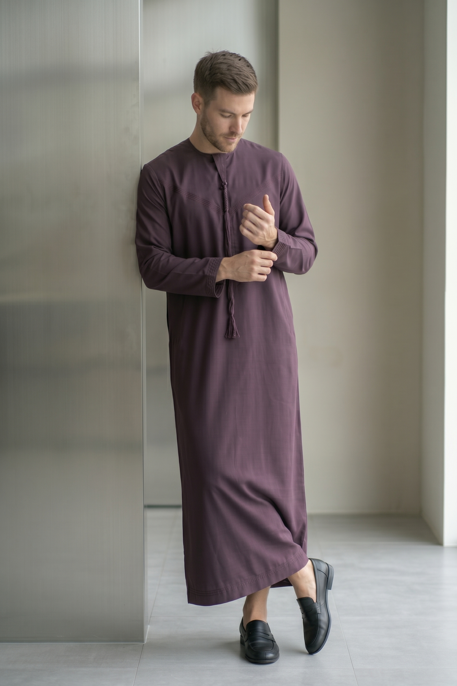Thobe-Purple-Taupe-For-Men