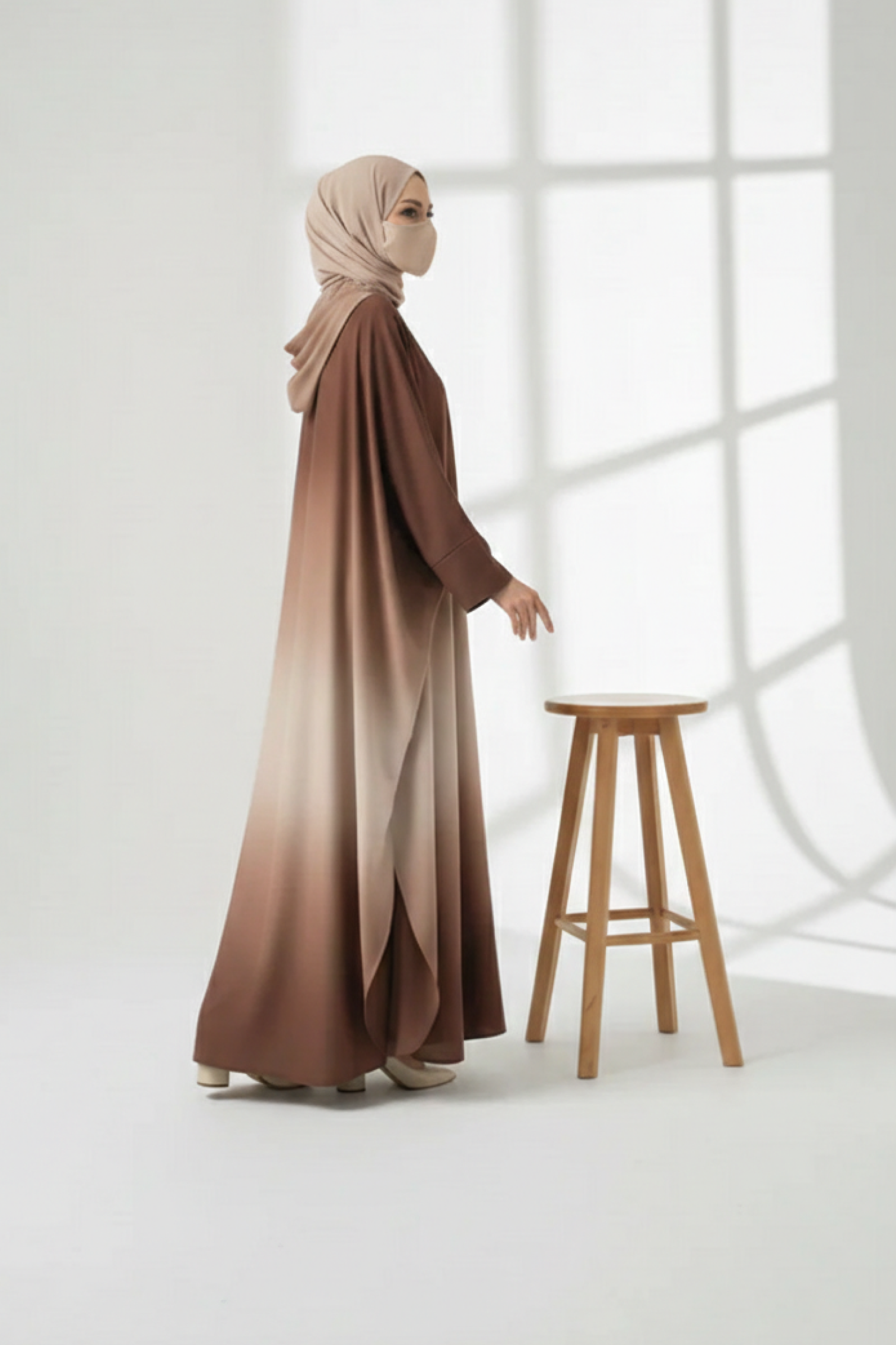 Urban-Brown-Abaya-For-Woman