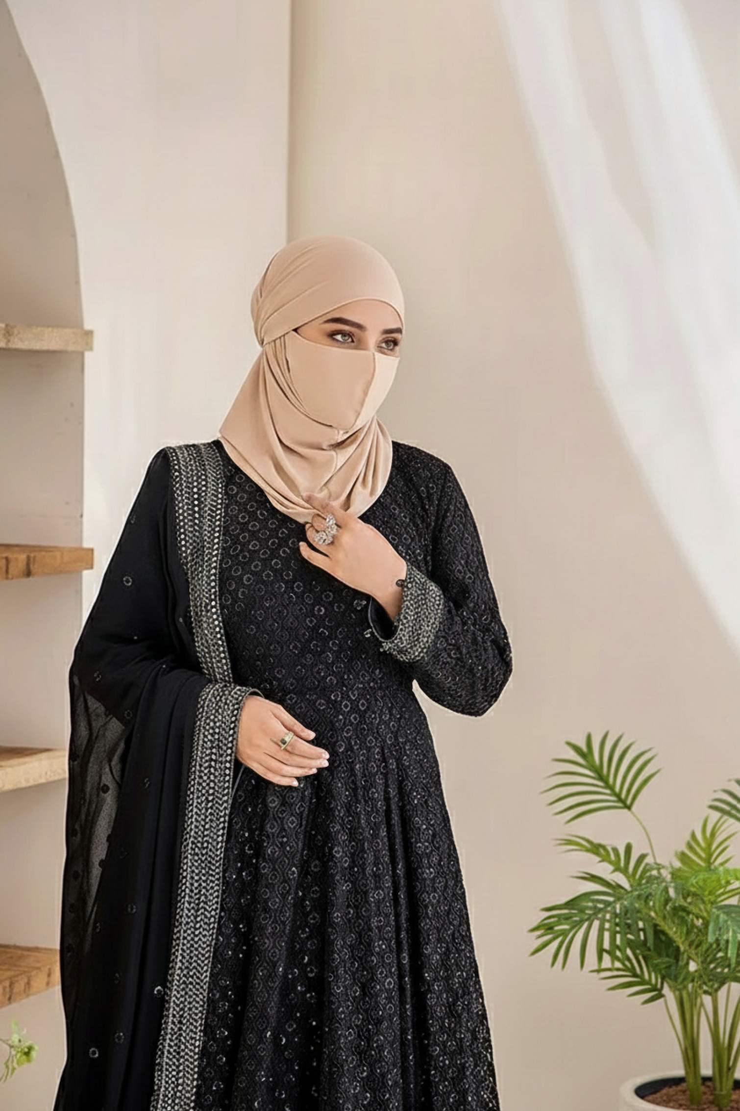ZILAY-3-PCS-EMBROIDER-HAND-EMBELLISHED-BLACK